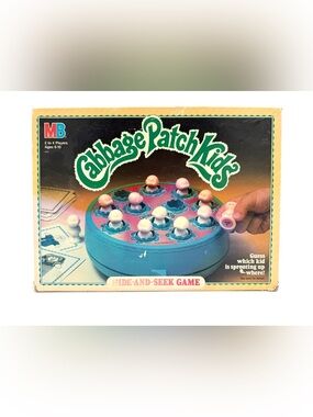 VTG Cabbage Patch Kids Hide-And-Seek Game by Milton Bradley, 1984 INCOMPLETE